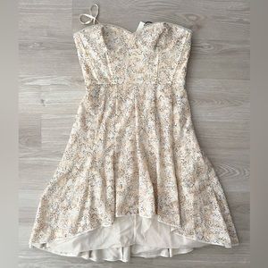 BCBG Max Azria Sequin Strapless dress